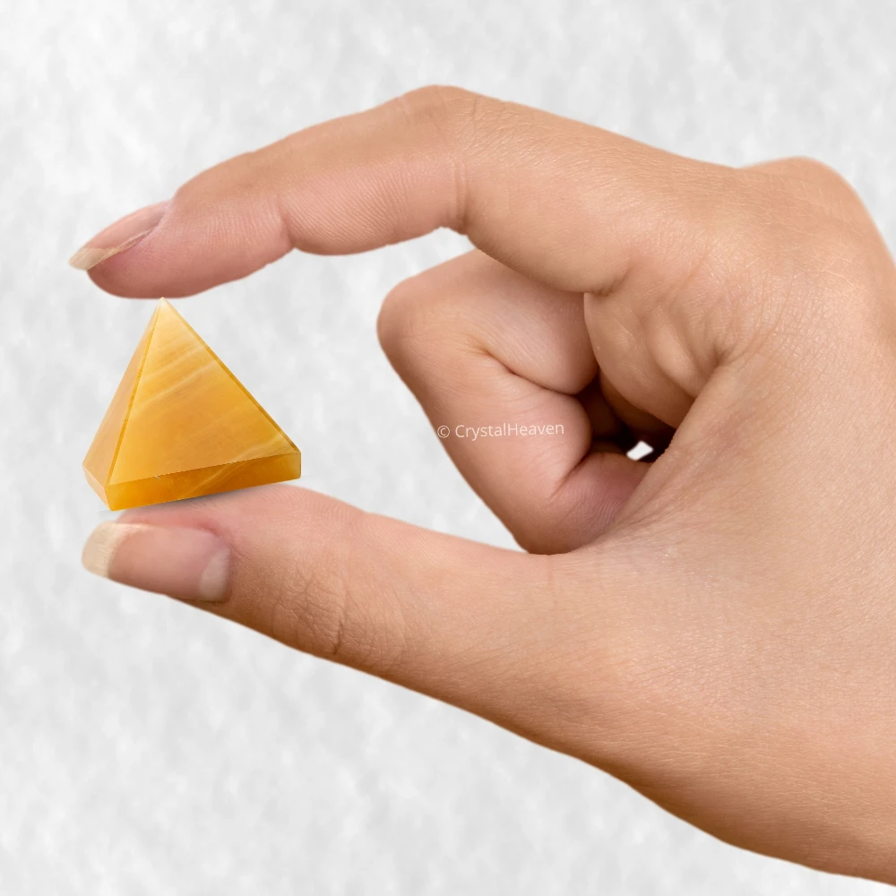 Yellow Calcite Pyramid (1 Inch)