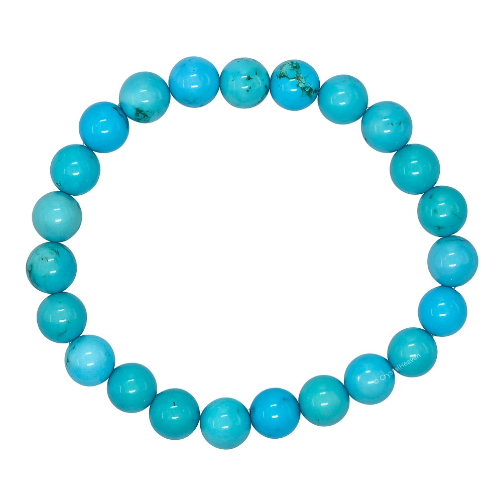 Magnesite Turquoise Bracelet (Elastic)