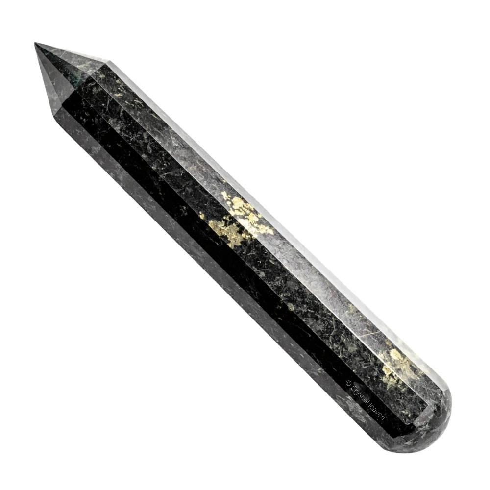 Nuummite Wand (Faceted)