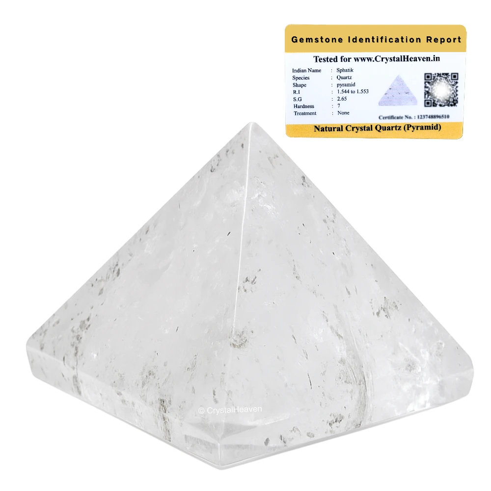 Clear Quartz Pyramid (1.5 Inch)