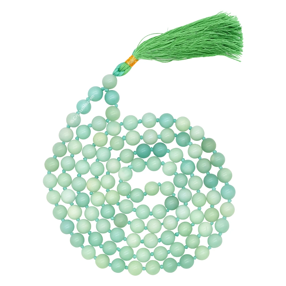 Amazonite Japa Mala (Hand Knotted)