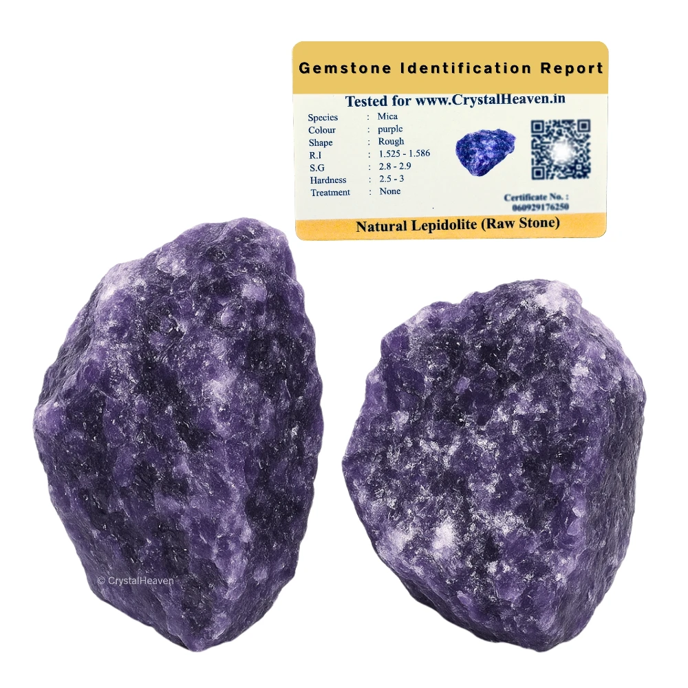 Raw Lepidolite Crystals (1 Piece)