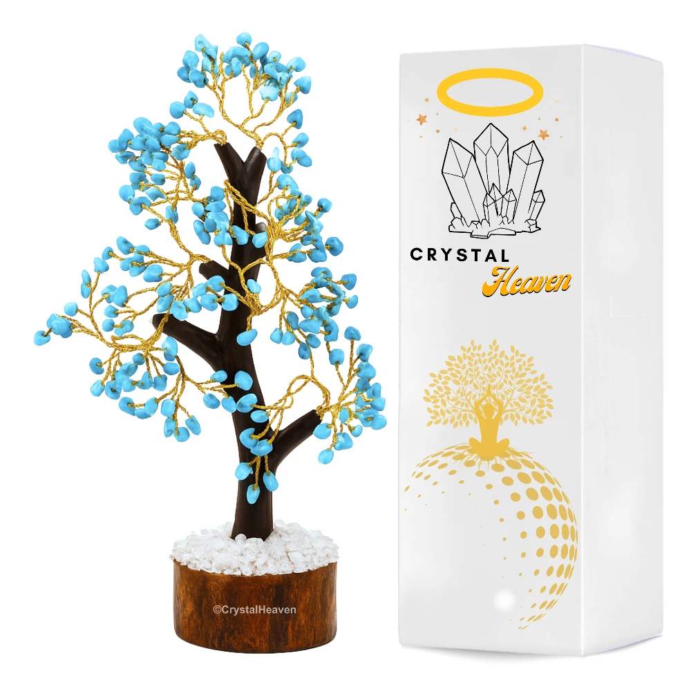 Turquoise - Gemstone Crystal Tree