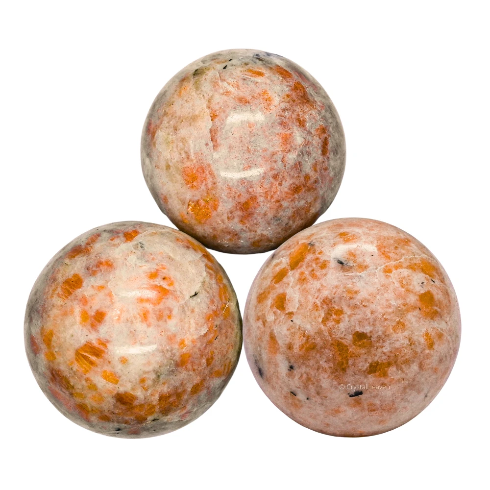 Large Sunstone Sphere (2.5 Inch)