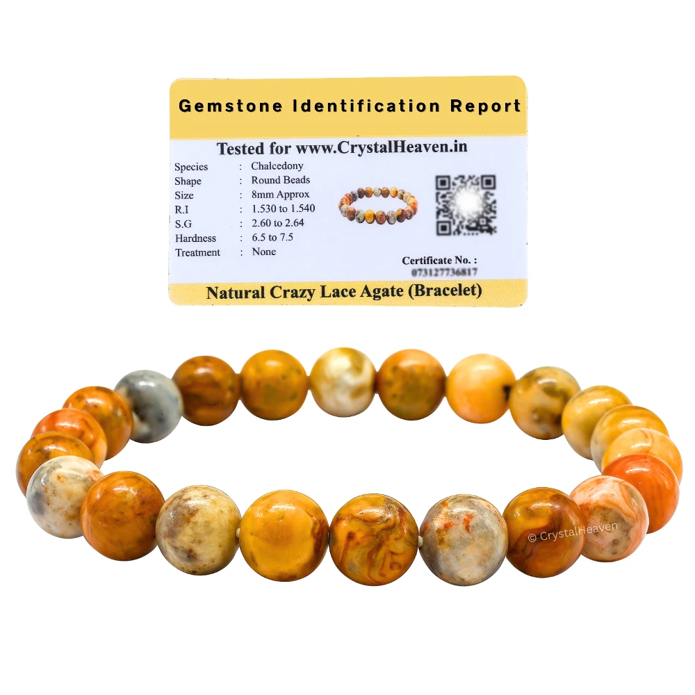 Crazy Lace Agate Bracelet (Elastic)