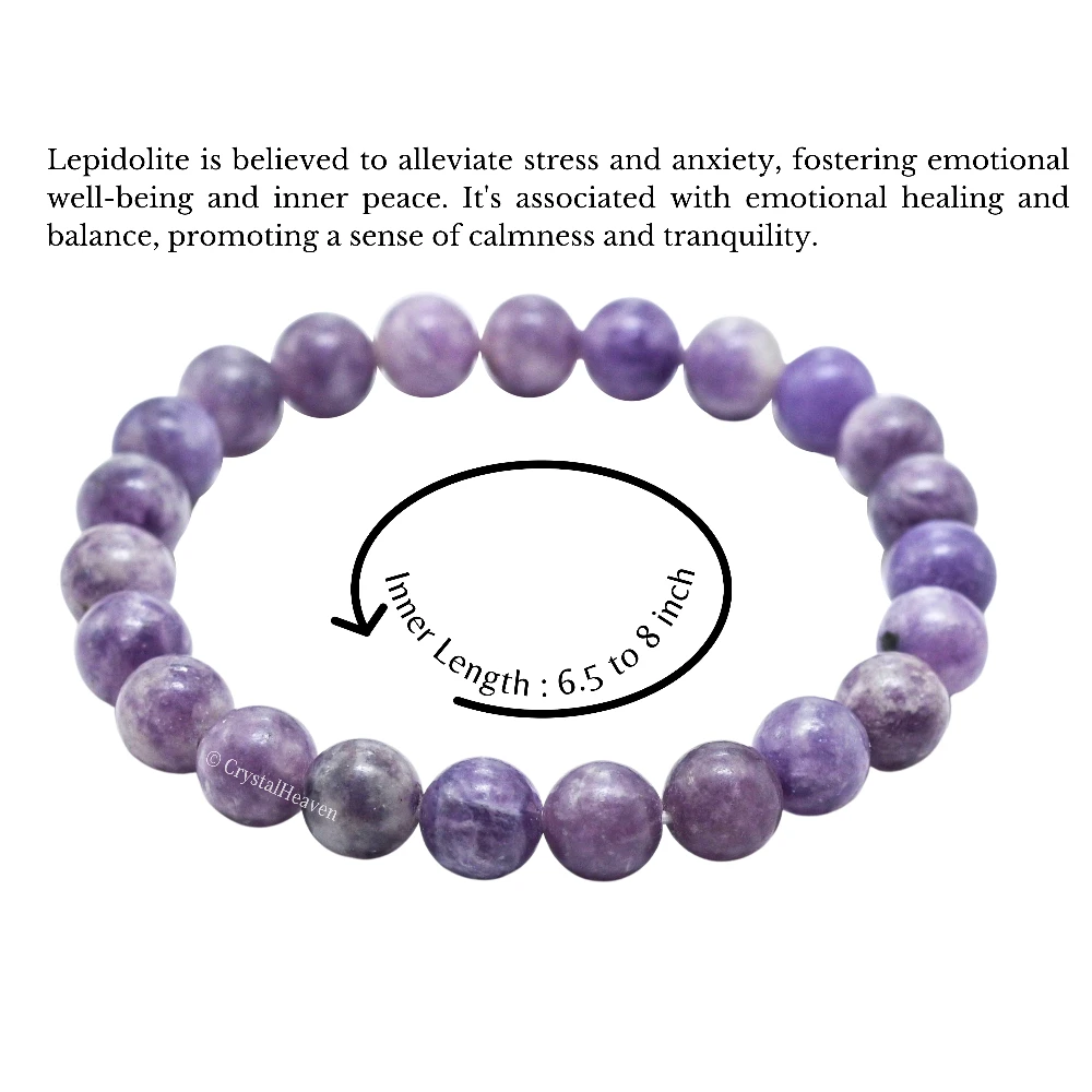 Lepidolite Bracelet (Elastic)