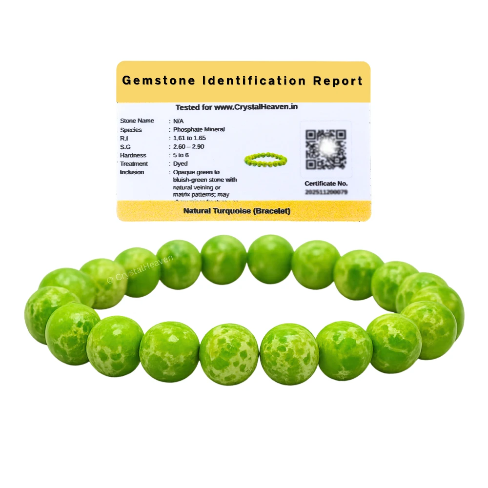 Green Turquoise Bracelet (Elastic)