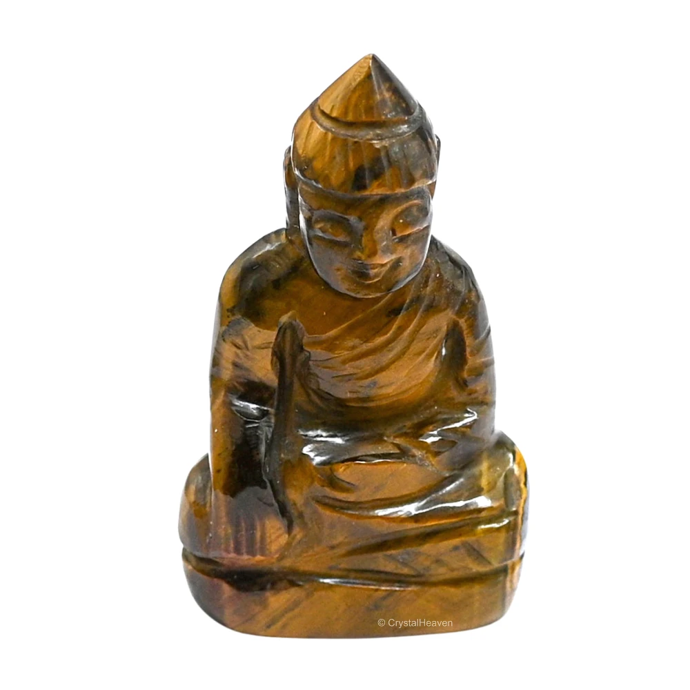 Tiger Eye Buddha Statue