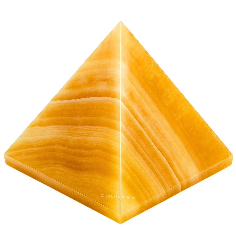 Yellow Calcite Pyramid (2 Inch)