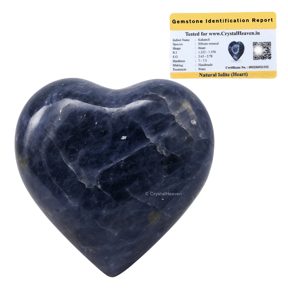 Iolite  Heart