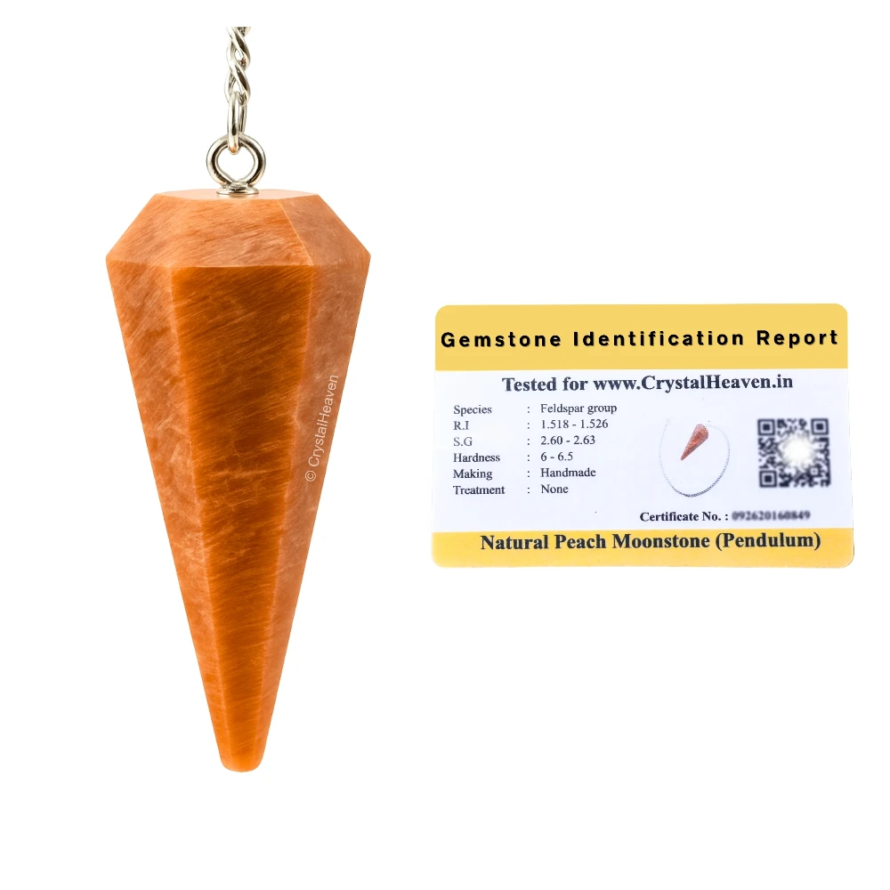 Peach Moonstone Pendulum