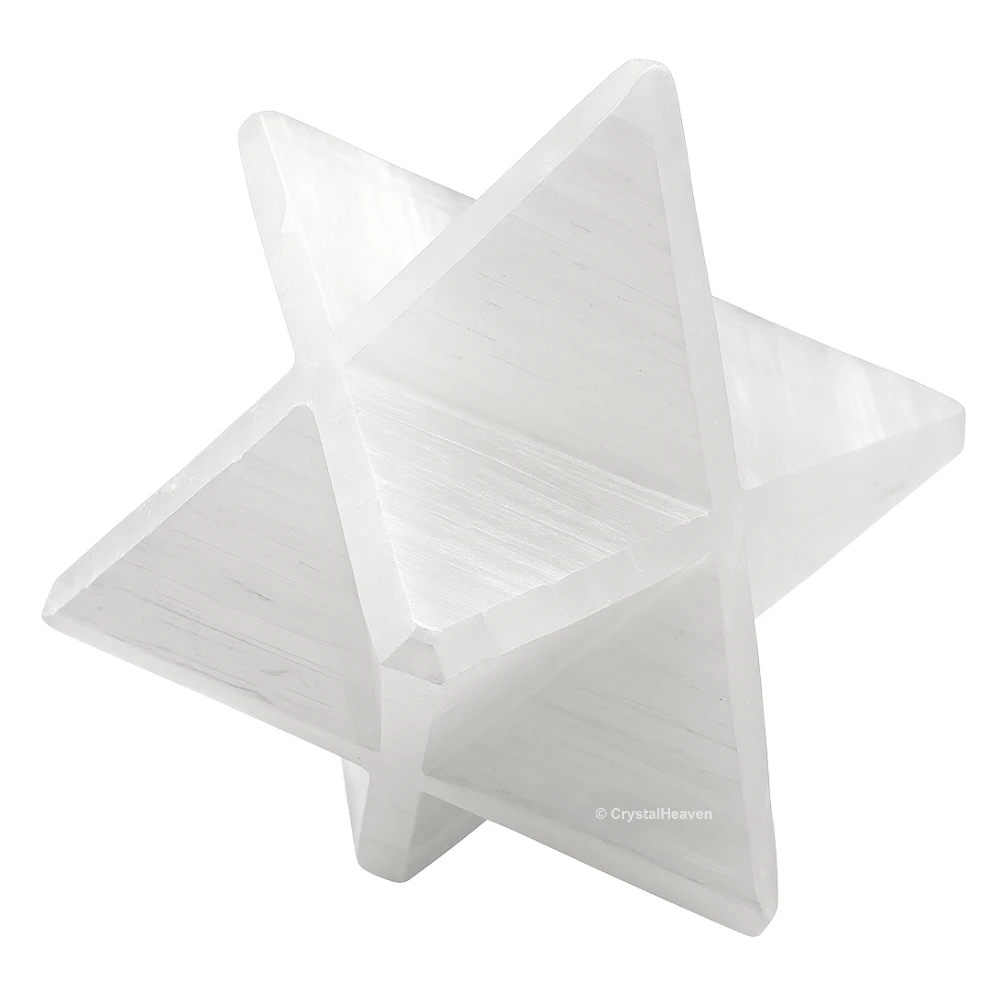 Selenite Crystal Merkaba (45-55 mm)