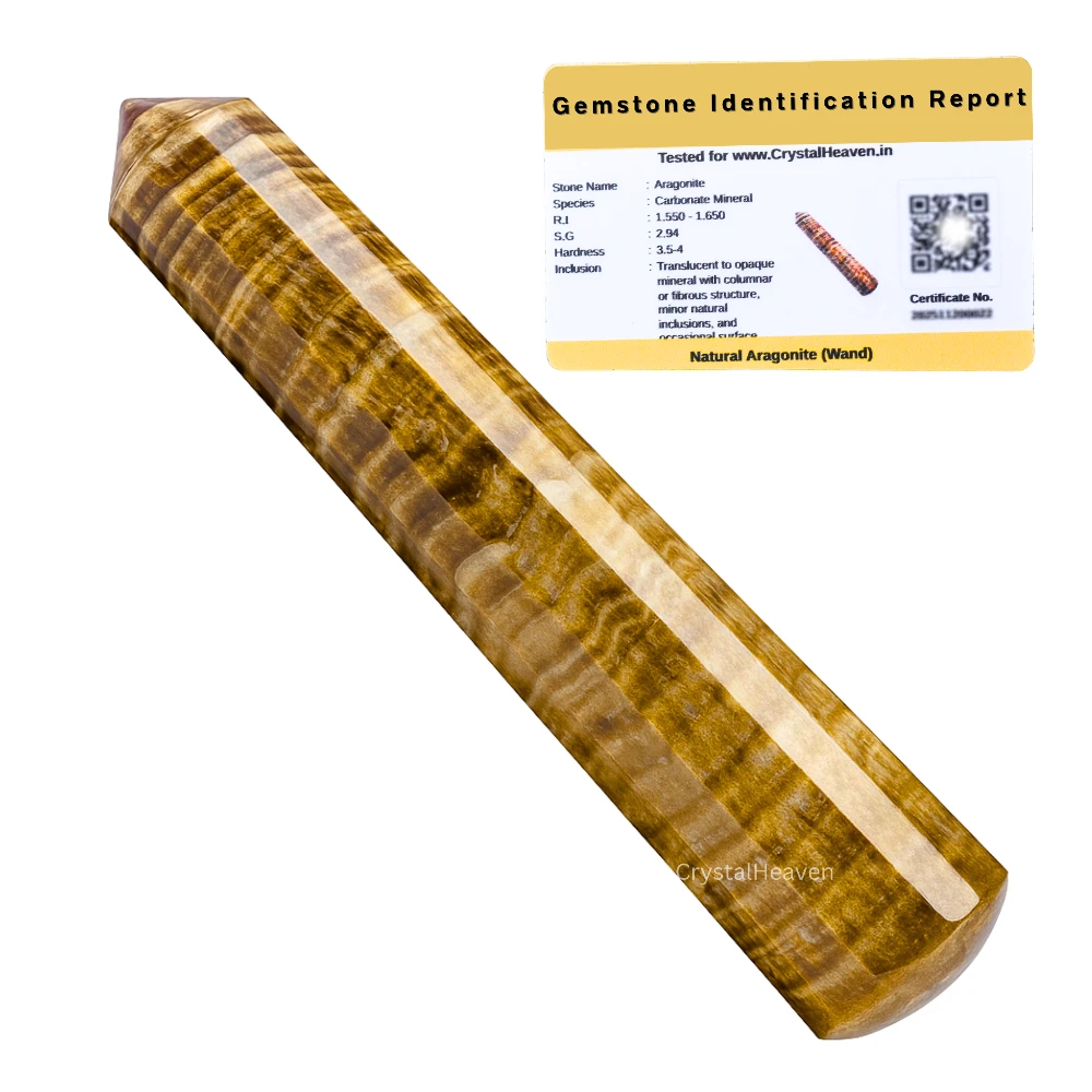 Aragonite Wand (Faceted)