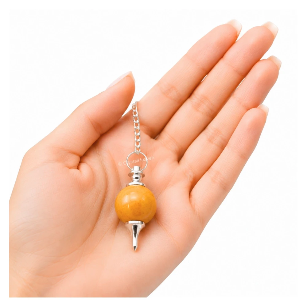 Yellow Jasper Ball Pendulum