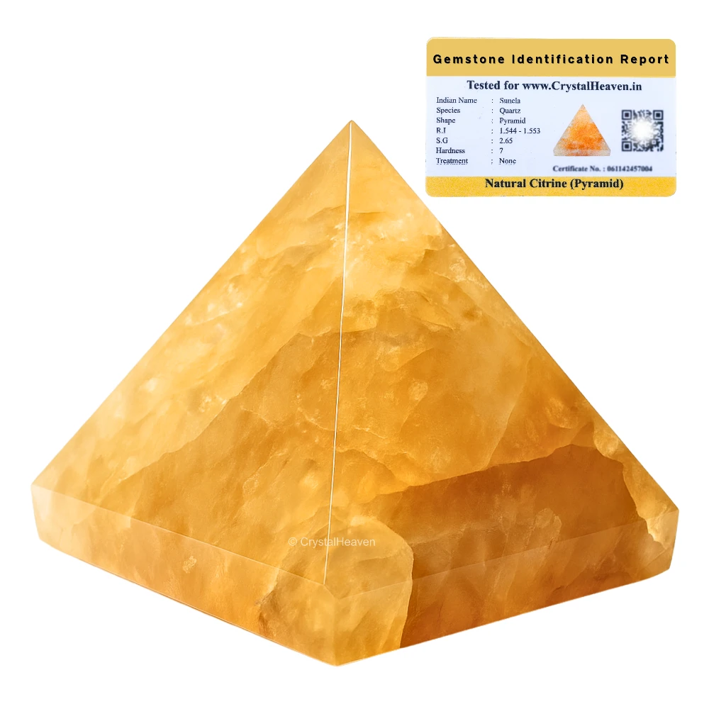 Citrine Pyramid (1 Inch)