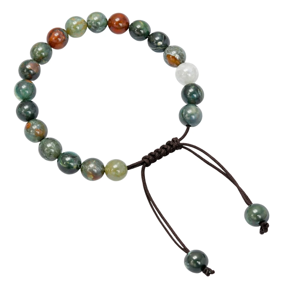 African Bloodstone Bracelet (Adjustable)