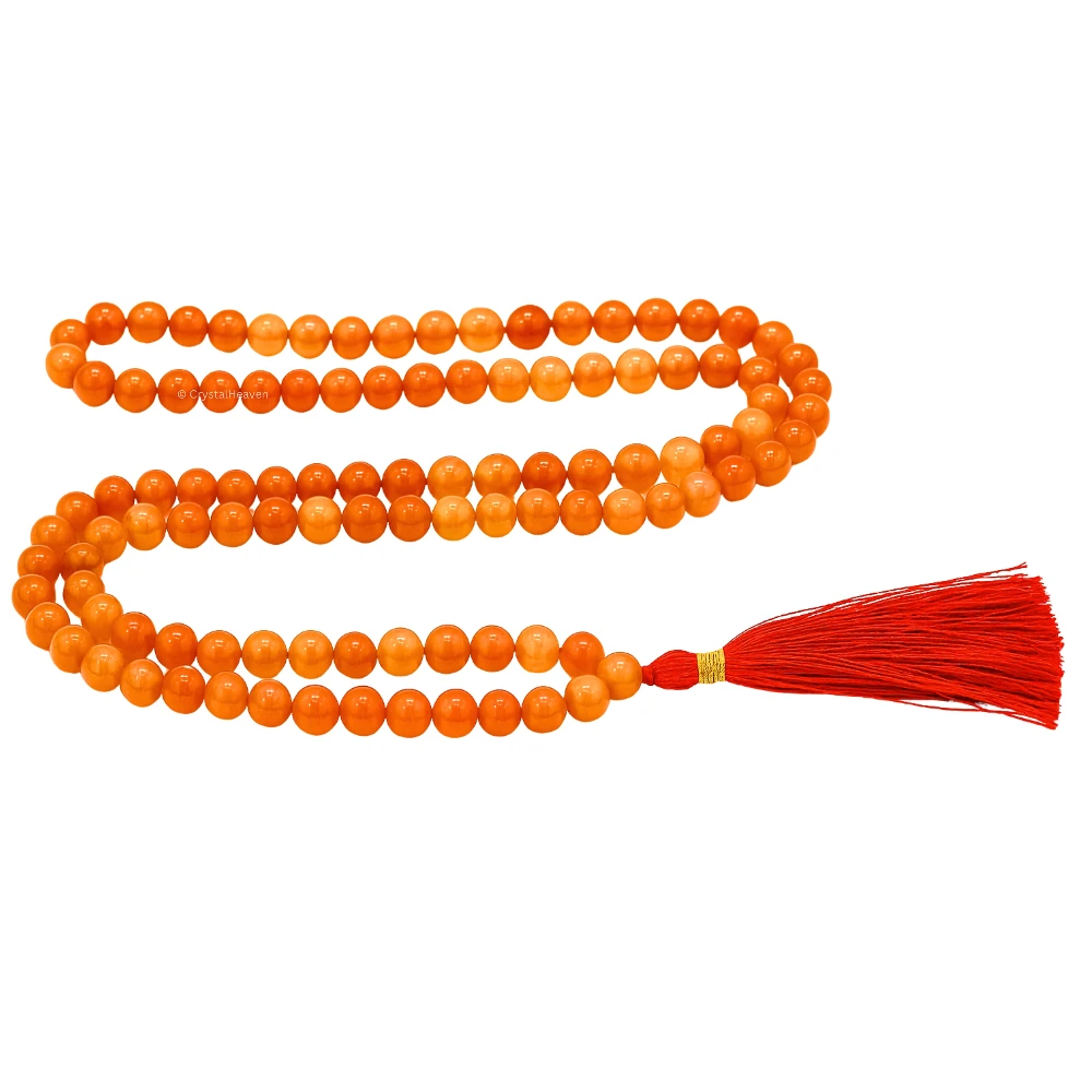 Red Aventurine Japa Mala (Without Knot)