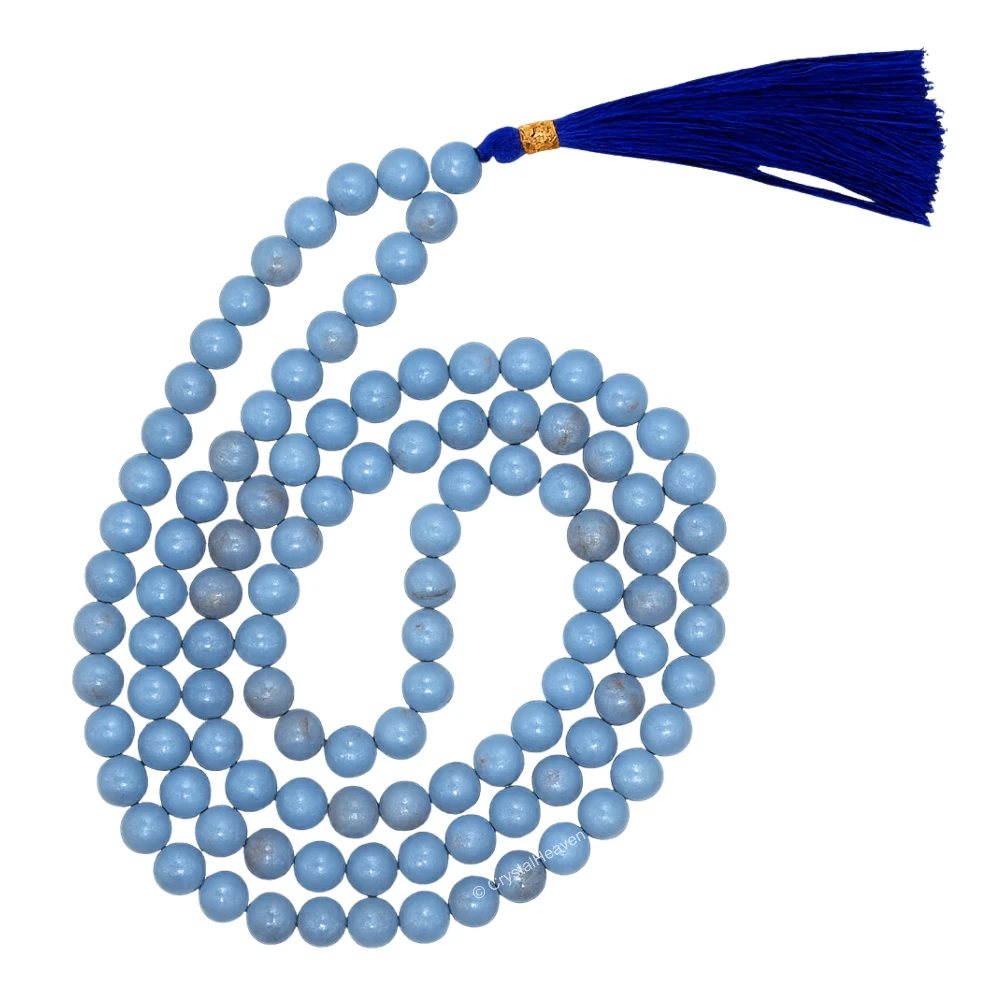 Angelite Japa Mala