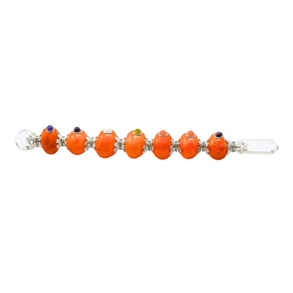 Carnelian Crystal Tumbled Healing Stick