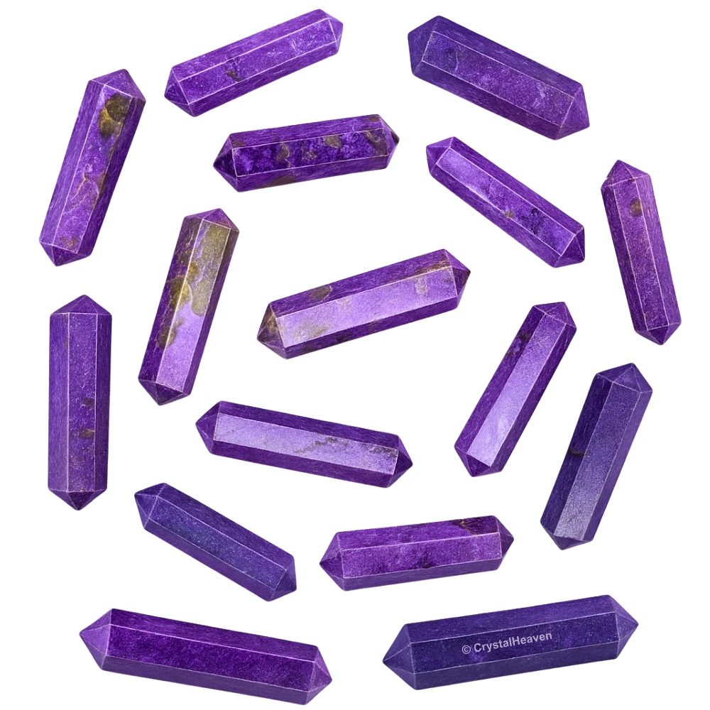 Stichtite Pencil Points (Double Terminated) (Set of 10)