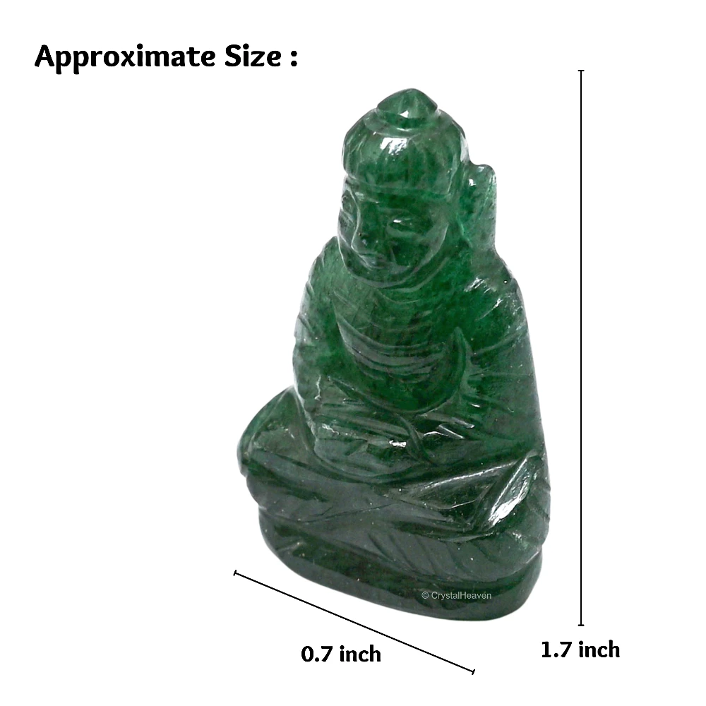 Dark Green Aventurine Buddha Statue