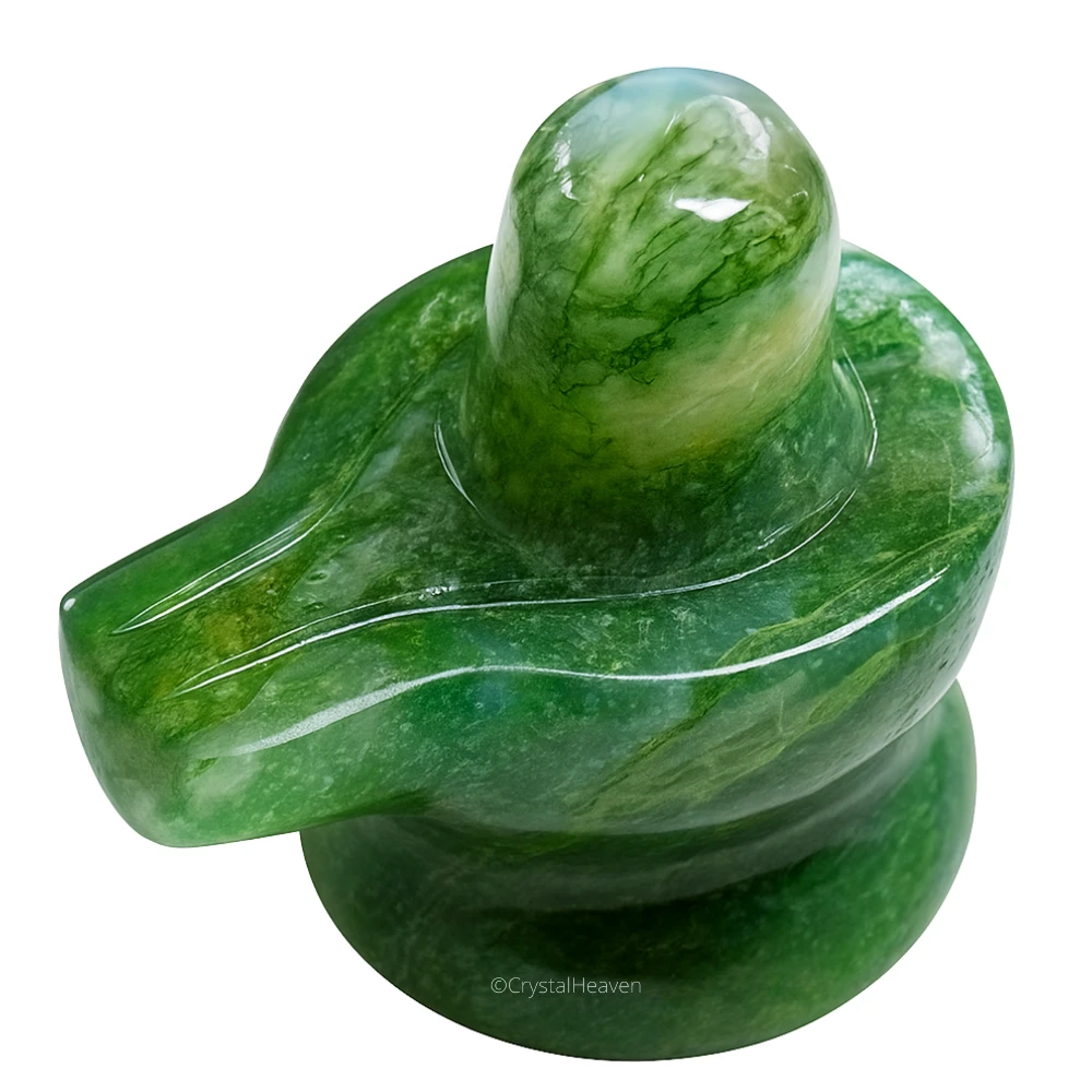 Moss Agate Shivling