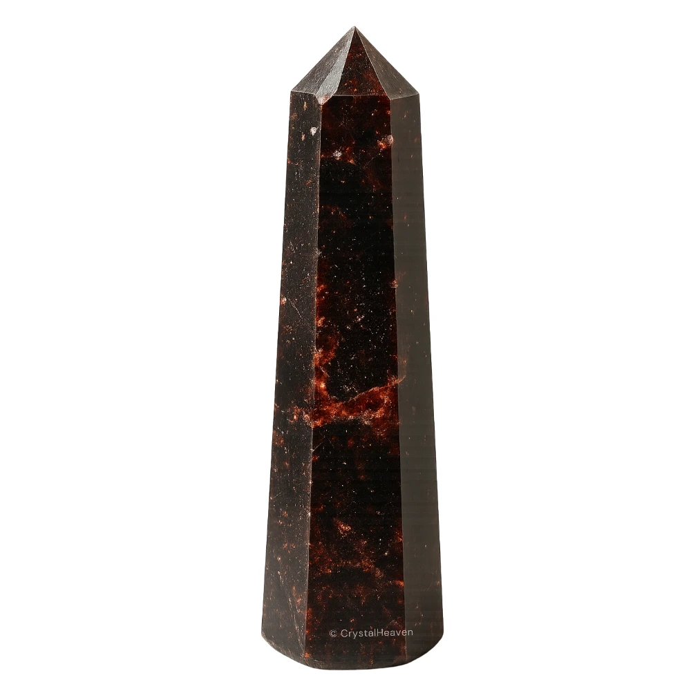 Garnet Crystal Tower (3" to 4" inch)