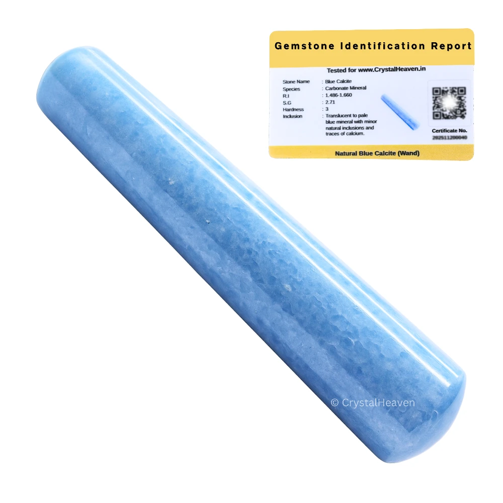 Blue Calcite Wand