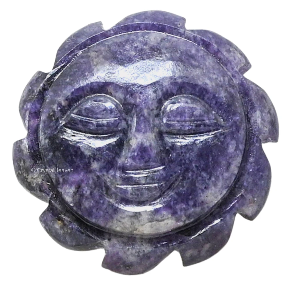 Lepidolite Surya Face