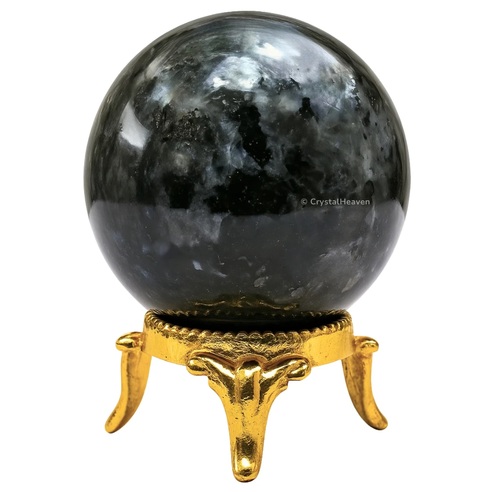 Larvikite Sphere (1.5 Inch)