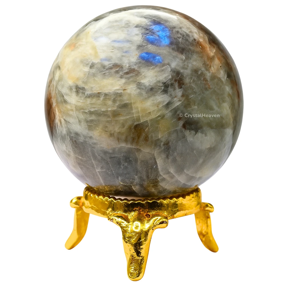 Sun Moonstone Sphere