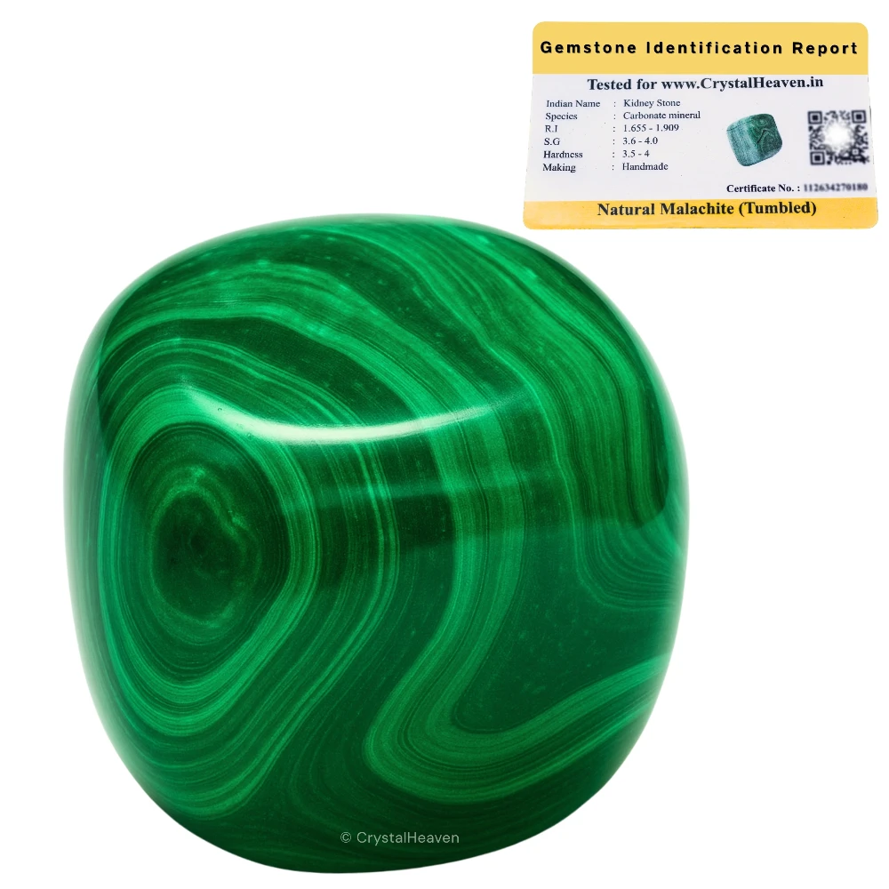 Tumbled Malachite Stones (30 Gram)