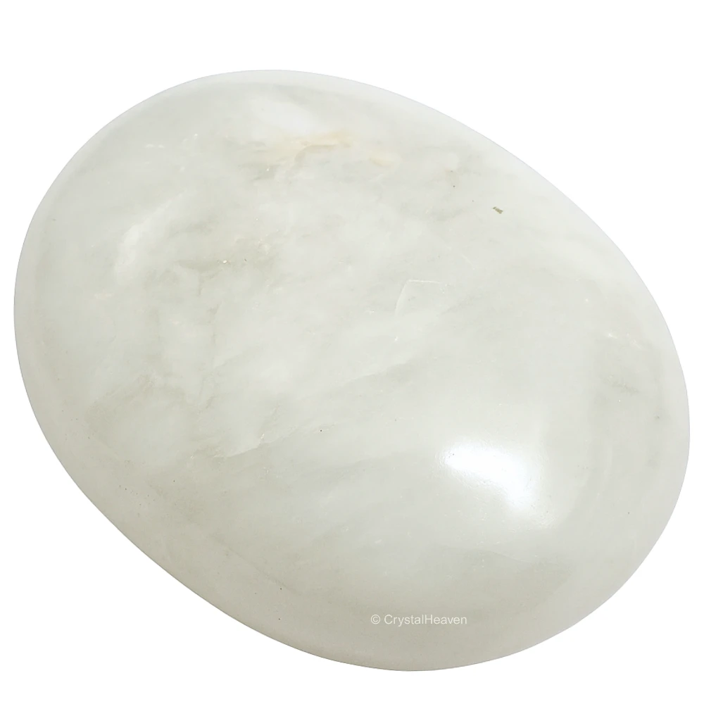 Snow Quartz Palm Stone