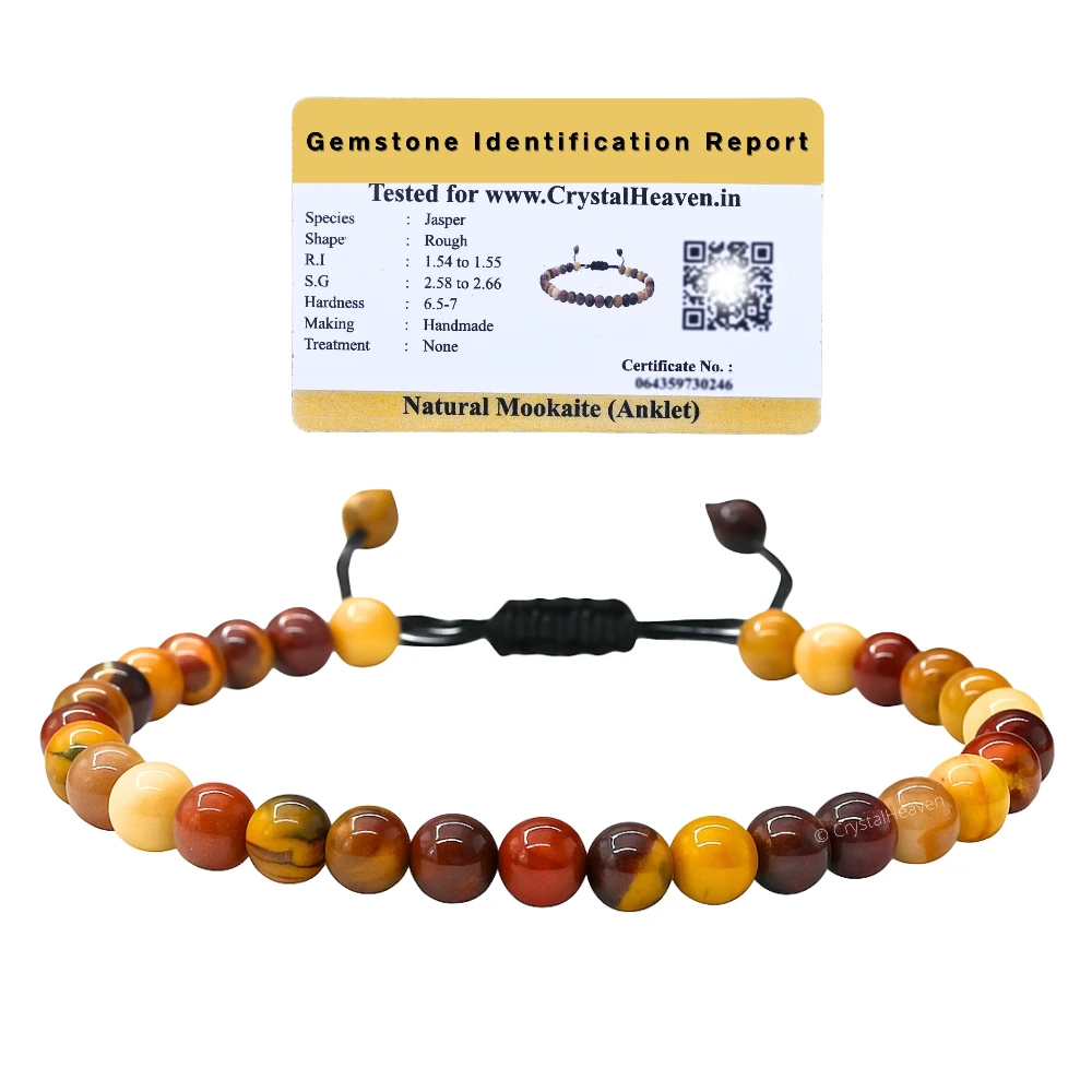 Mookaite Anklet (Without Knot)