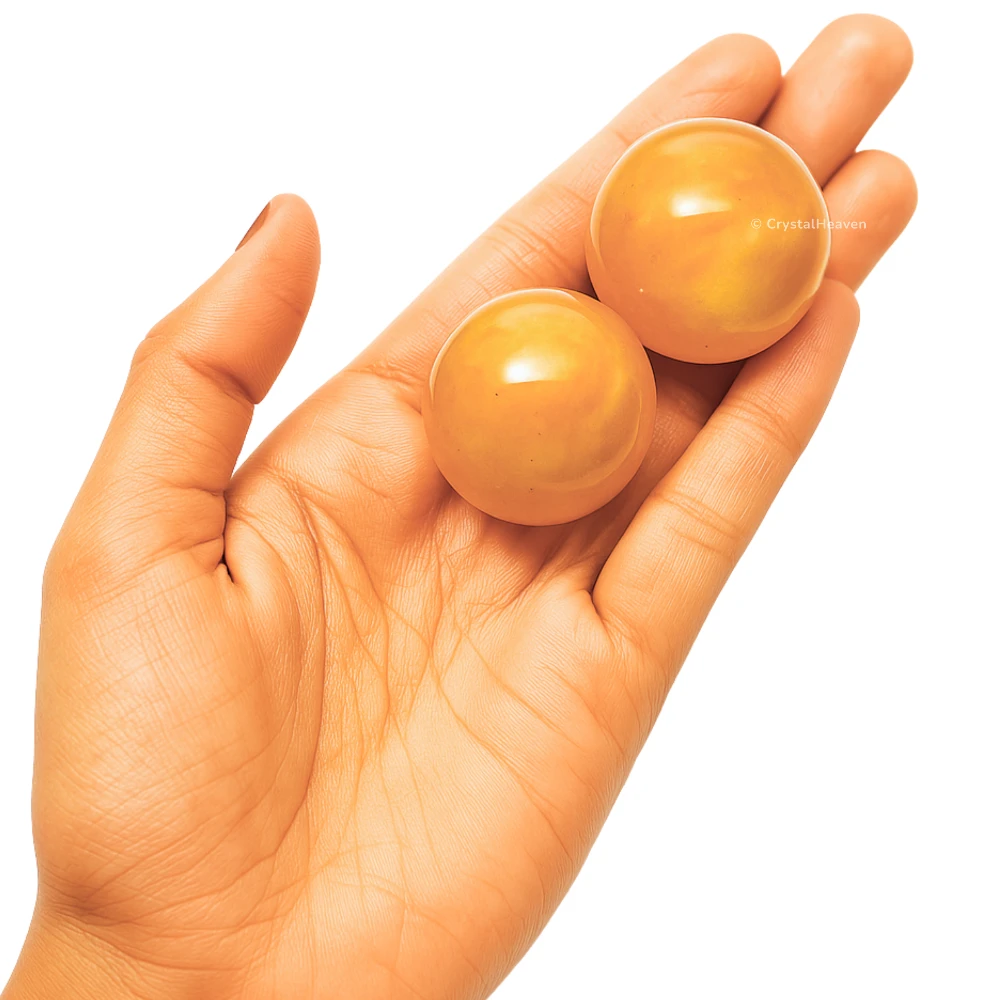 Yellow Jasper Sphere (1 Inch)
