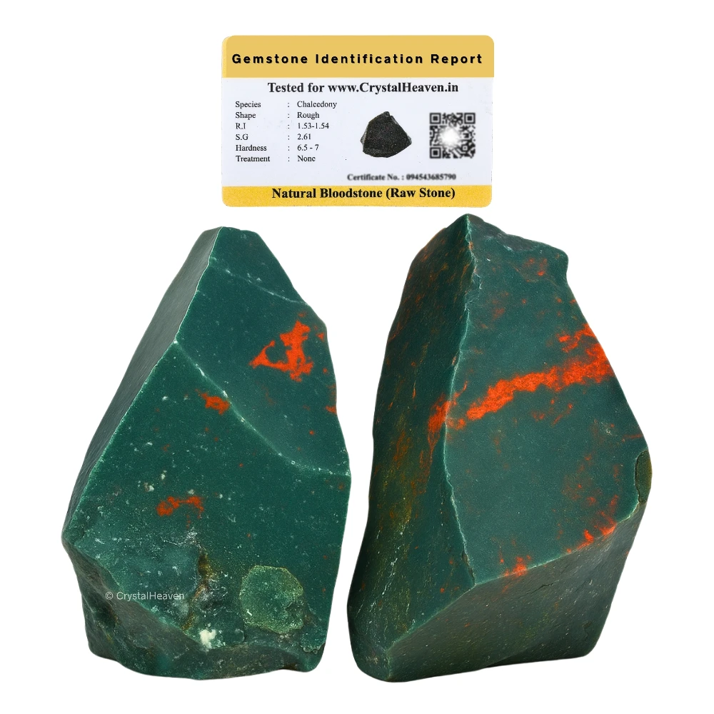 Raw Bloodstone Crystals (1 Piece)