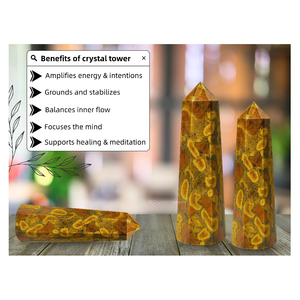 Fruit Jasper Crystal Tower (2" to 3" inch)