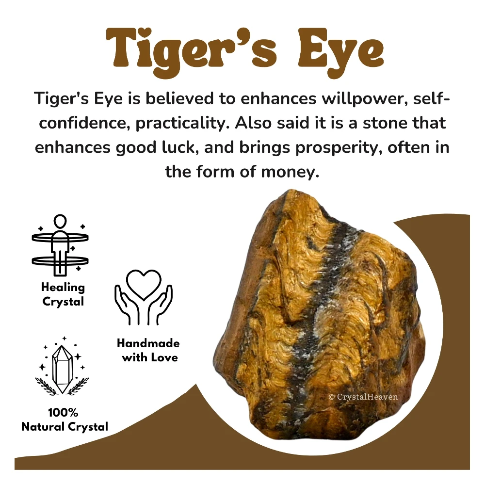 Raw Tiger Eye Crystals (1 Piece)