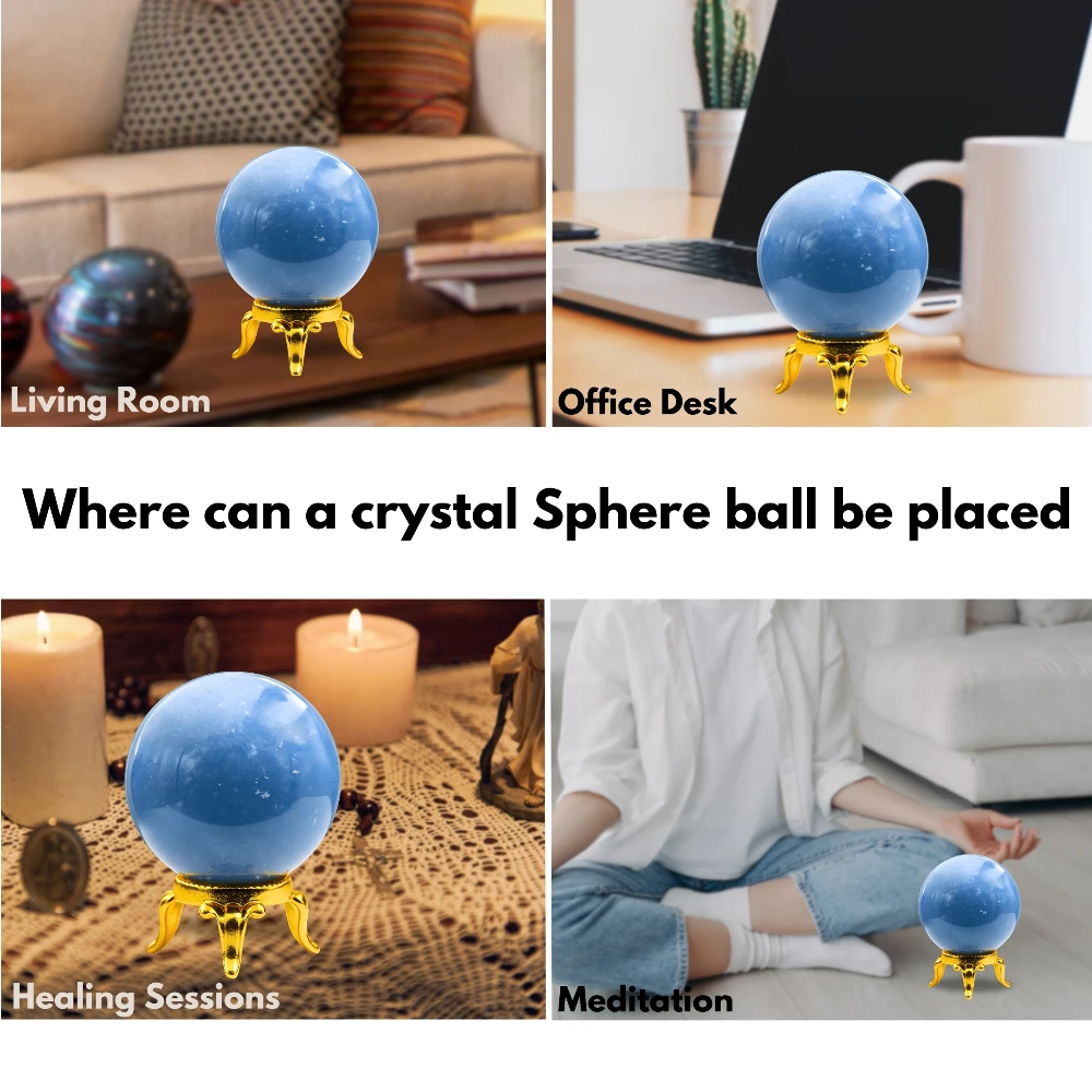 Angelite Sphere (1.5 Inch)