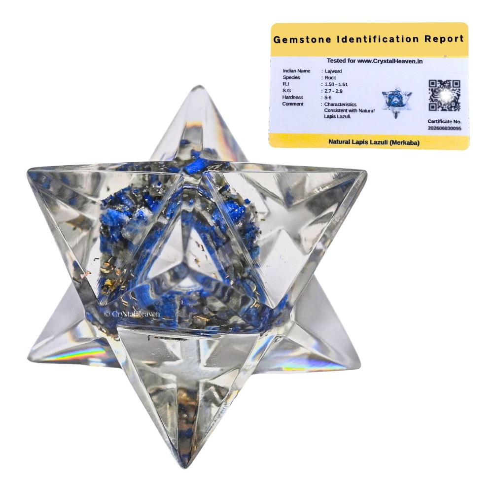 Lapis Lazuli Orgone Merkaba - 1 Inch