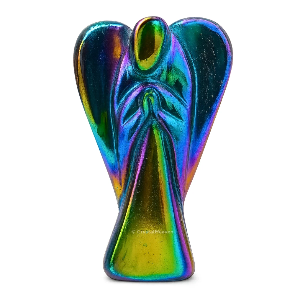 Titanium Aura Quartz Angel (2 Inch)