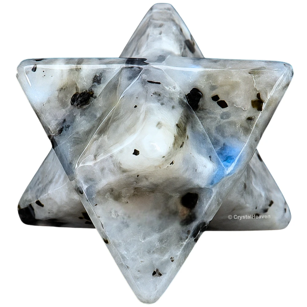 Rainbow Moonstone Crystal Merkaba (15-20 mm)