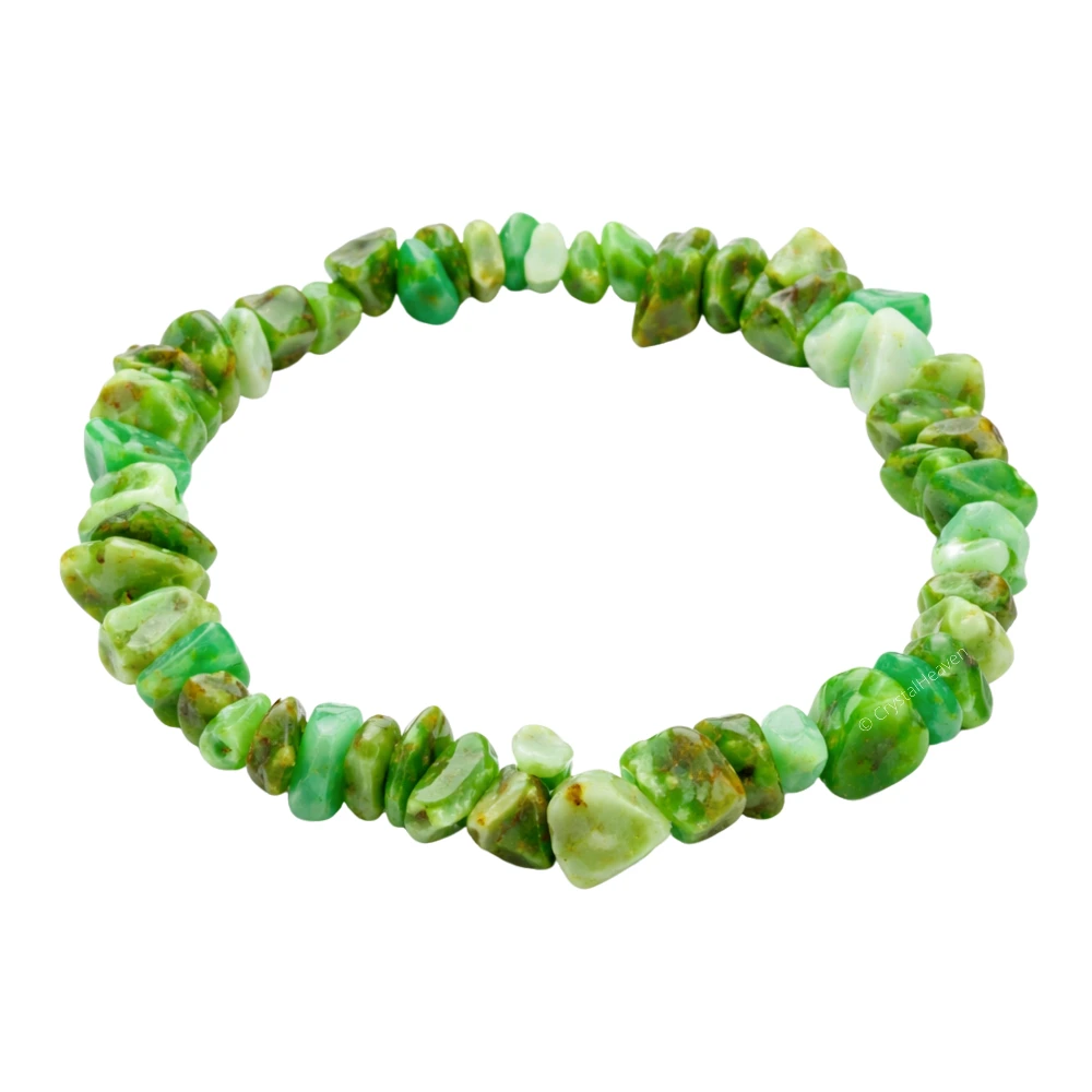 Chrysoprase Chips Bracelet - Premium