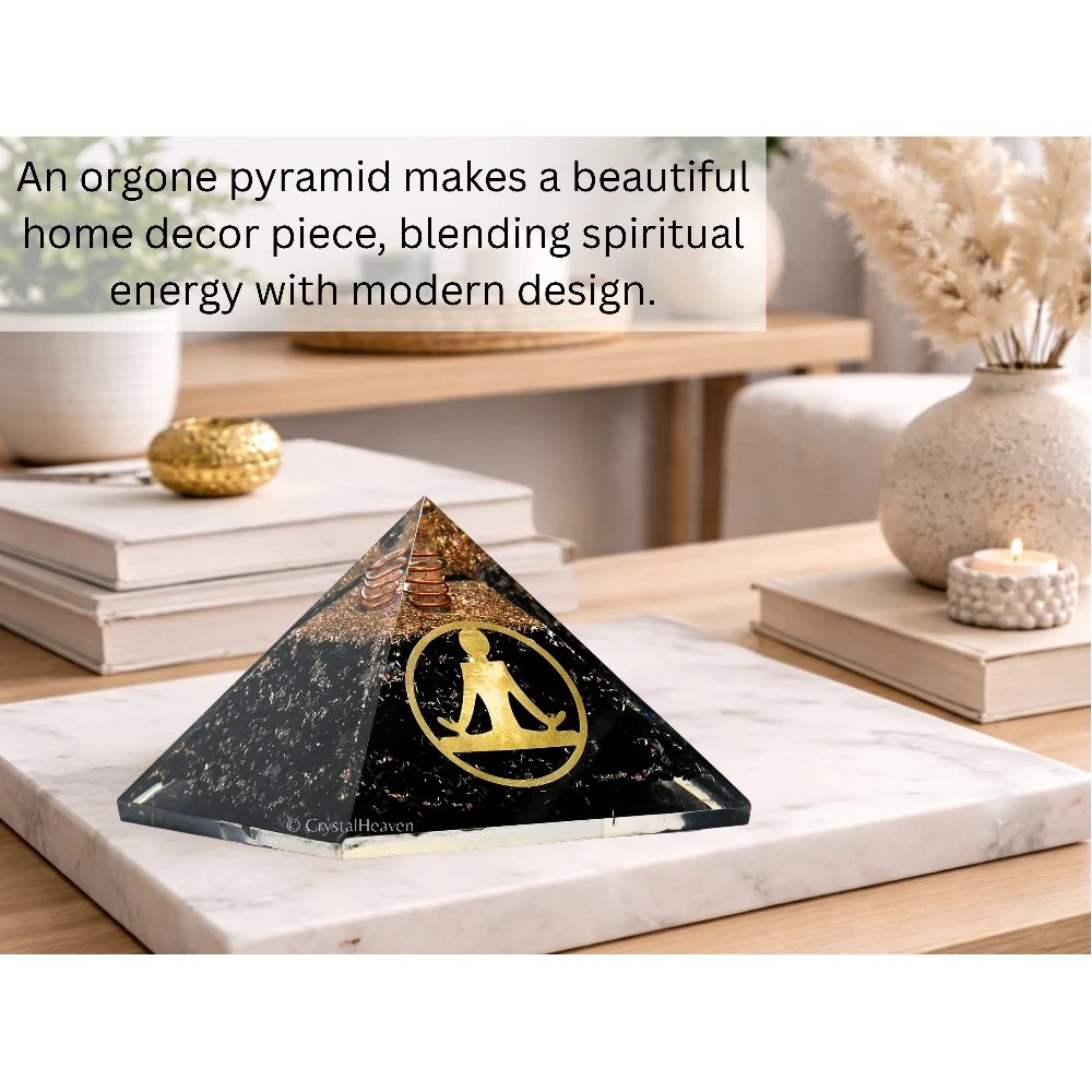 Shungite Orgone Pyramid (Buddha Yoga)