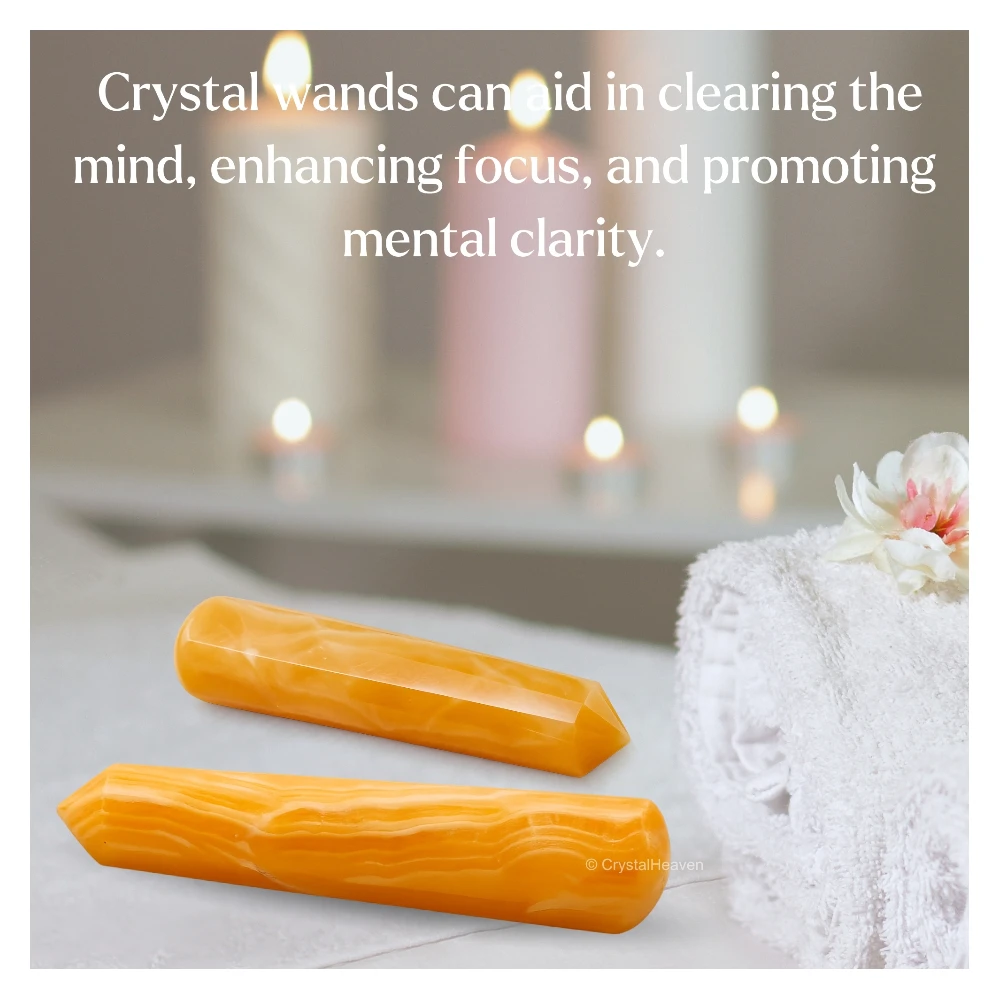 Yellow Calcite Wand (Faceted)