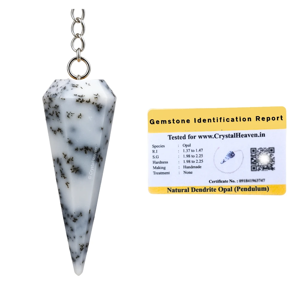 Dendrite Opal Pendulum