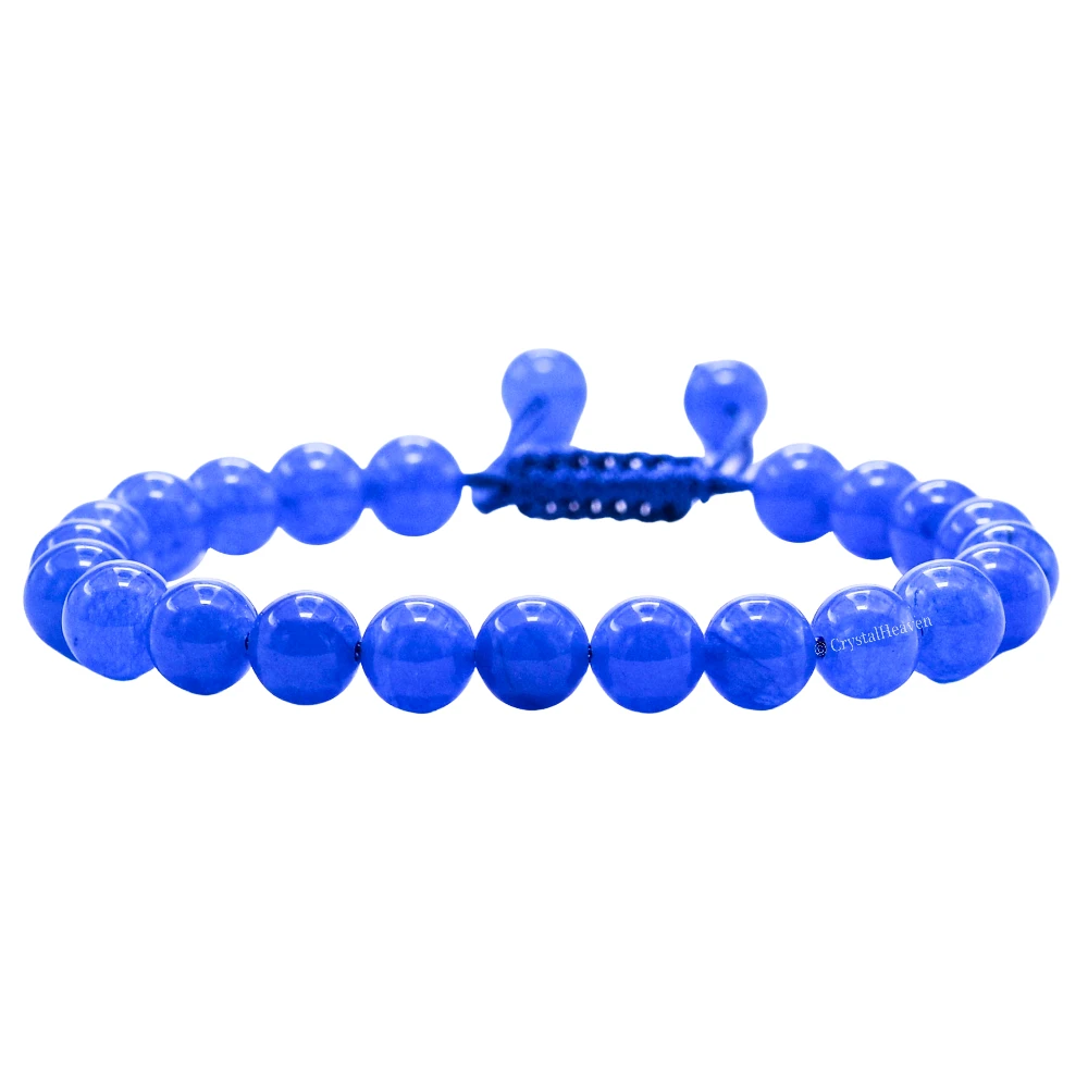 Blue Agate Bracelet (Adjustable)