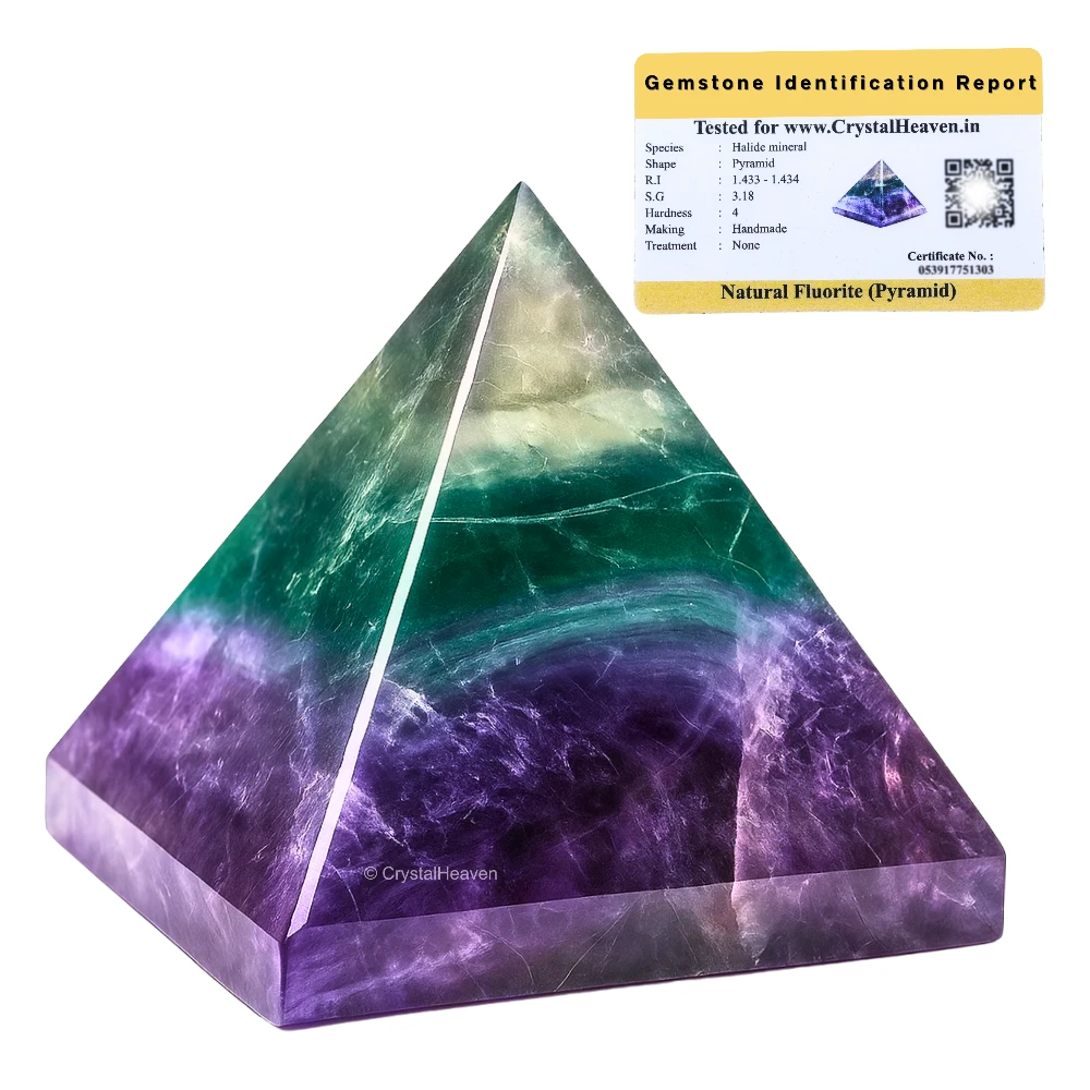 Fluorite Pyramid (1 Inch)