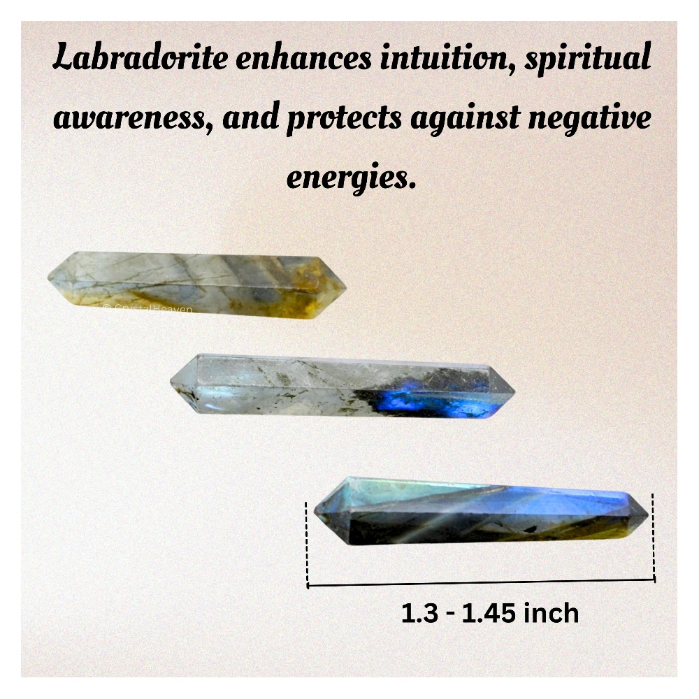 Labradorite Pencil Points (Double Terminated) (Set of 10)