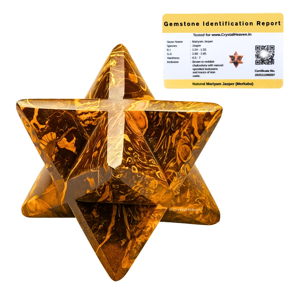 Mariyam Jasper Crystal Merkaba (15-20mm)